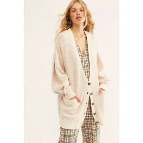 Free People Sweaters - FREE PEOPLE snow drop cardigan in ivory